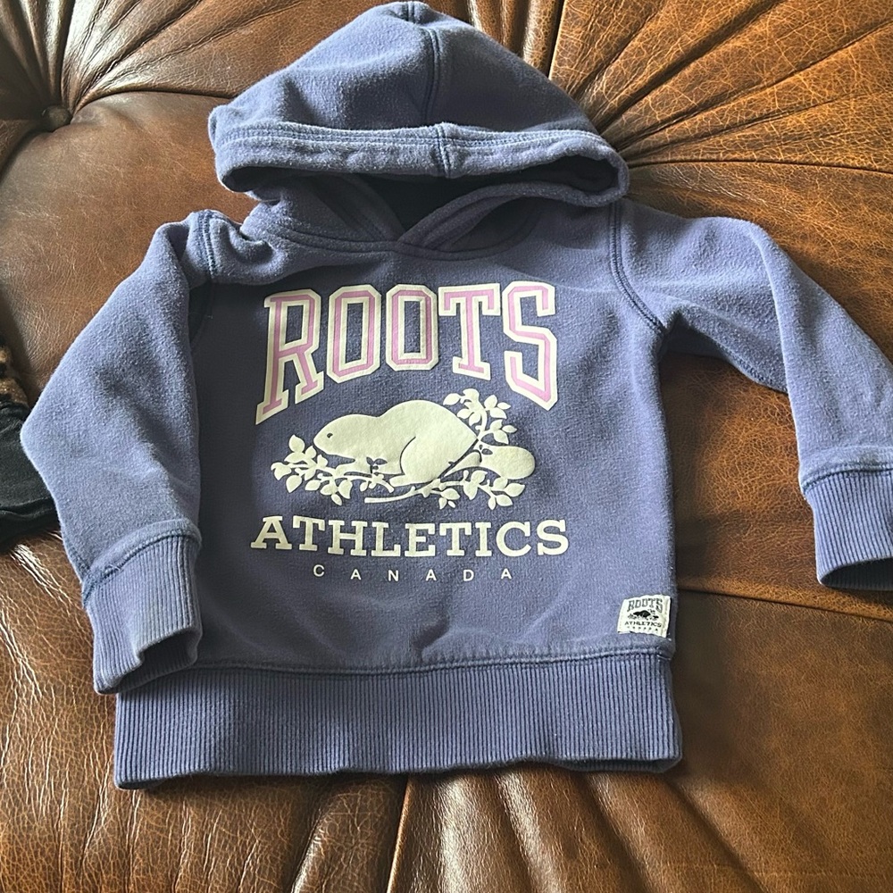 Roots Kids Purple Hoodie